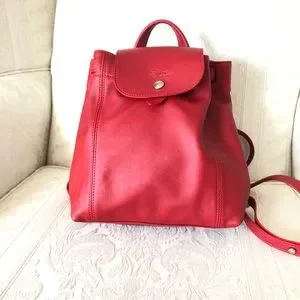 ❤️cutie❤️ lovely LongChamp  Le Pliage Cuir Backpack  extra small soft leather Longchamp | Bags | Cutie Lovely Longchamp Le Pliage Cuir  main image 3